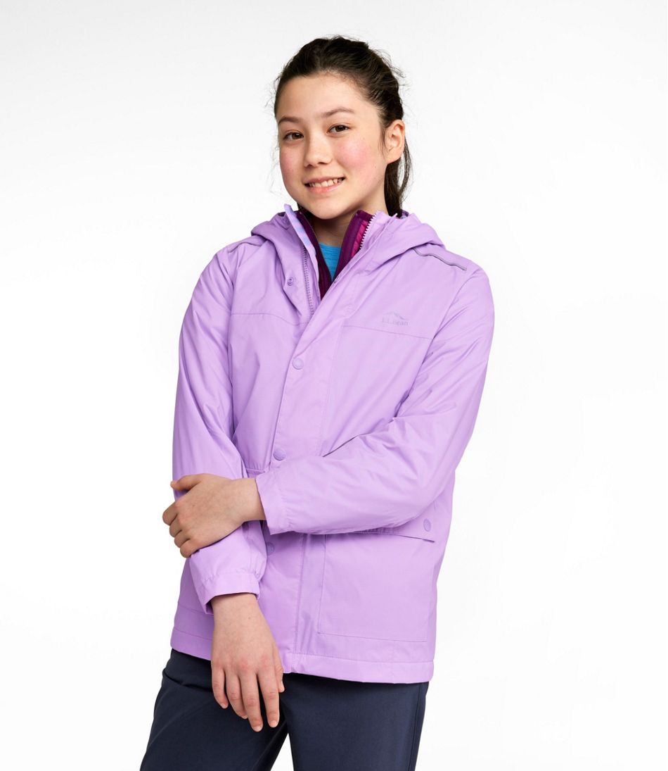 L.L.Bean | Kids' Puddle Stomper Rain Jacket, Lined
