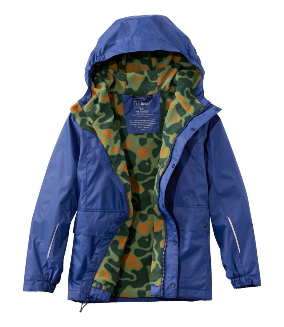 L.L.Bean | Kids' Puddle Stomper Rain Jacket, Lined