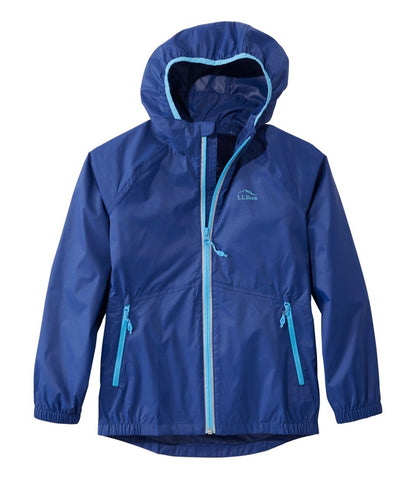 L.L.Bean | Kids' Wind and Rain Jacket, Reflective Zipper