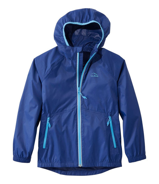 L.L.Bean | Kids' Wind and Rain Jacket, Reflective Zipper