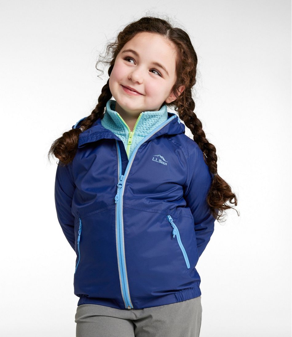 L.L.Bean | Kids' Wind and Rain Jacket, Reflective Zipper