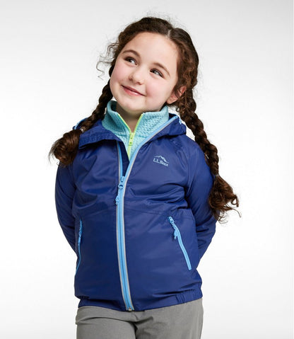 L.L.Bean | Kids' Wind and Rain Jacket, Reflective Zipper
