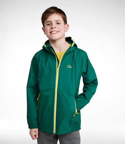 L.L.Bean | Kids' Wind and Rain Jacket, Reflective Zipper
