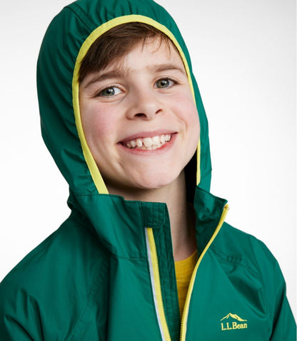 L.L.Bean | Kids' Wind and Rain Jacket, Reflective Zipper