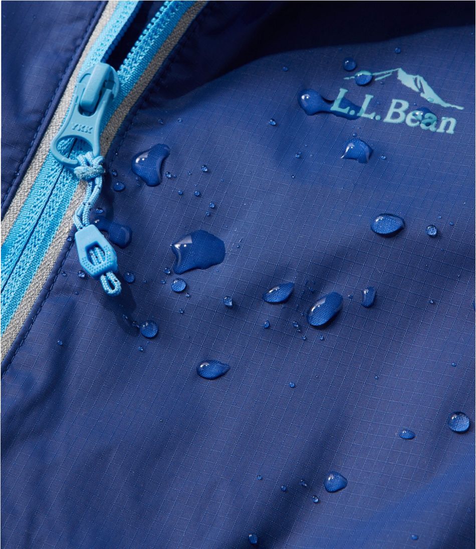 L.L.Bean | Kids' Wind and Rain Jacket, Reflective Zipper