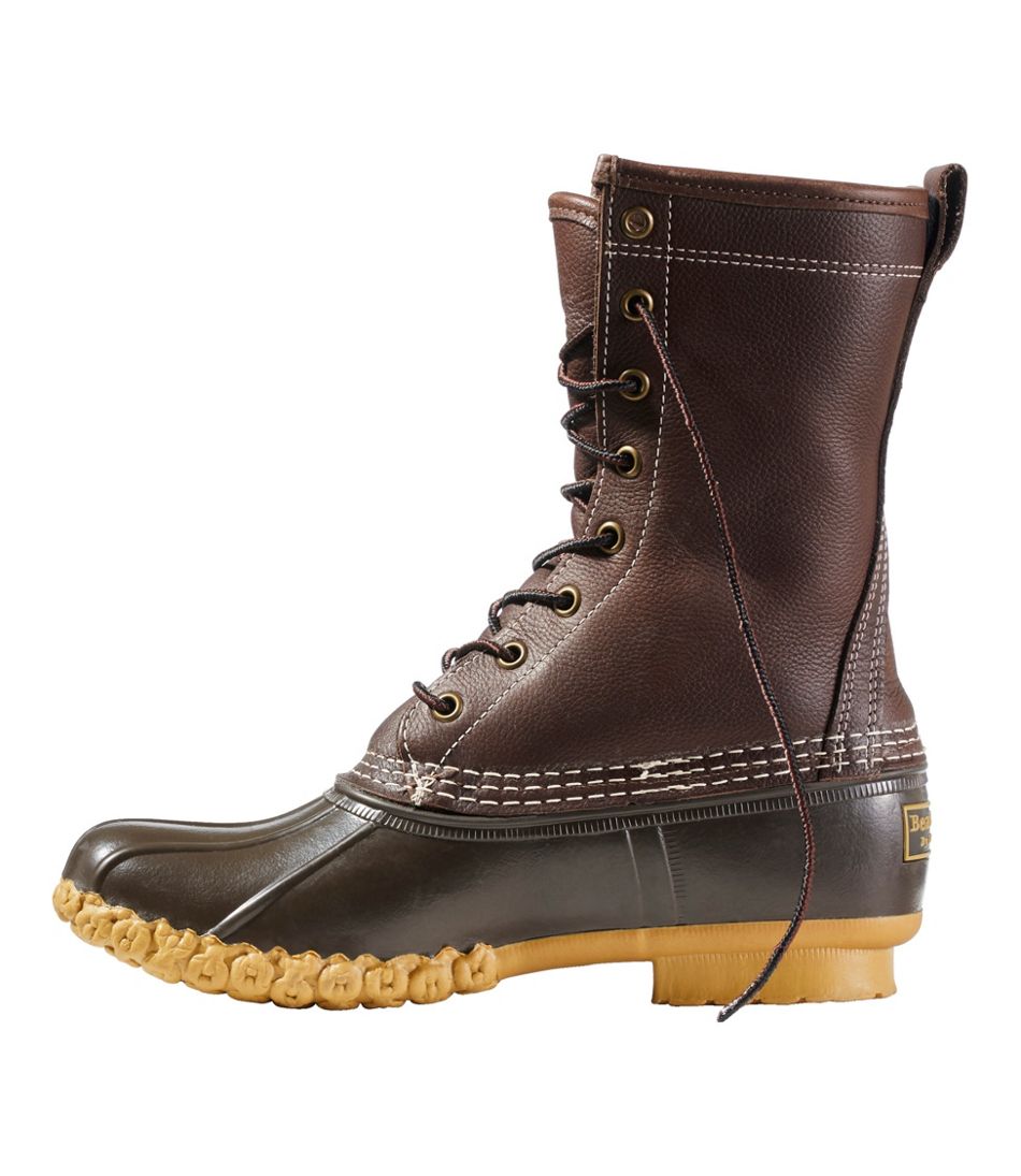 L.L.Bean | Women's Shearling Lined Bean Boots, 10 Inch