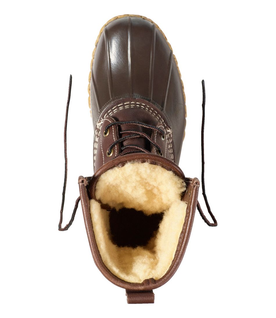 L.L.Bean | Women's Shearling Lined Bean Boots, 10 Inch