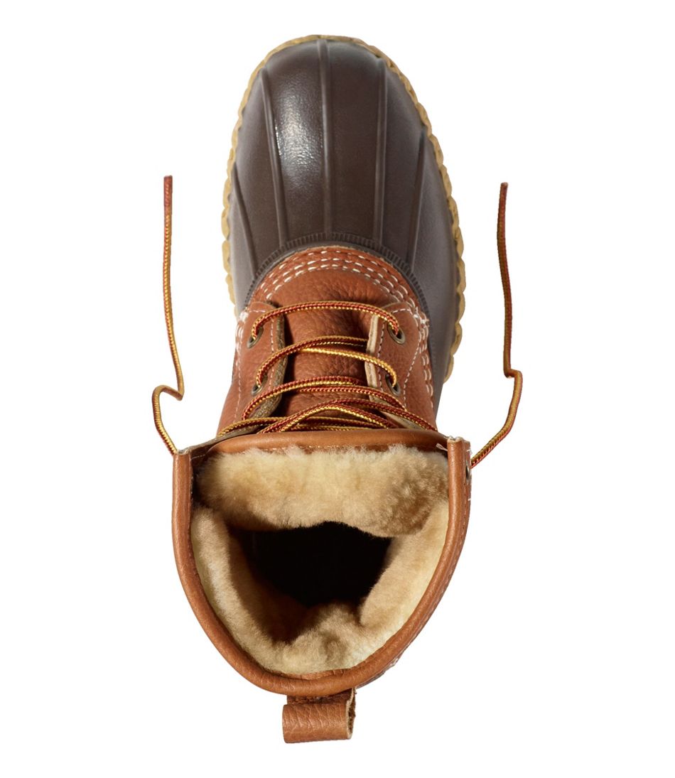 L.L.Bean | Women's Bean Boots, 8" Shearling-Lined Insulated