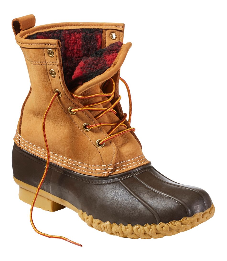 L.L.Bean | Women's Bean Boots, 8" Fleece-Lined Insulated