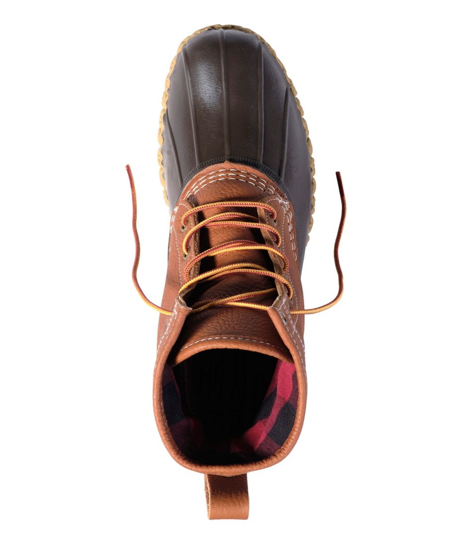 L.L.Bean | Men's Bean Boots 8", Flannel-Lined Insulated
