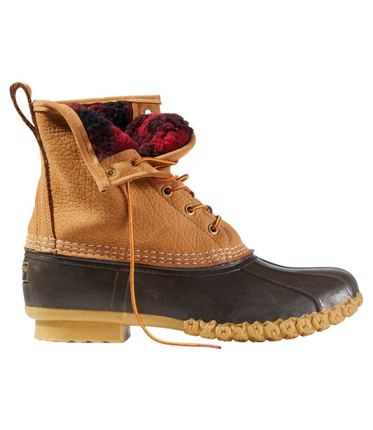 L.L.Bean | Men's Bean Boots, 8" Fleece-Lined Insulated