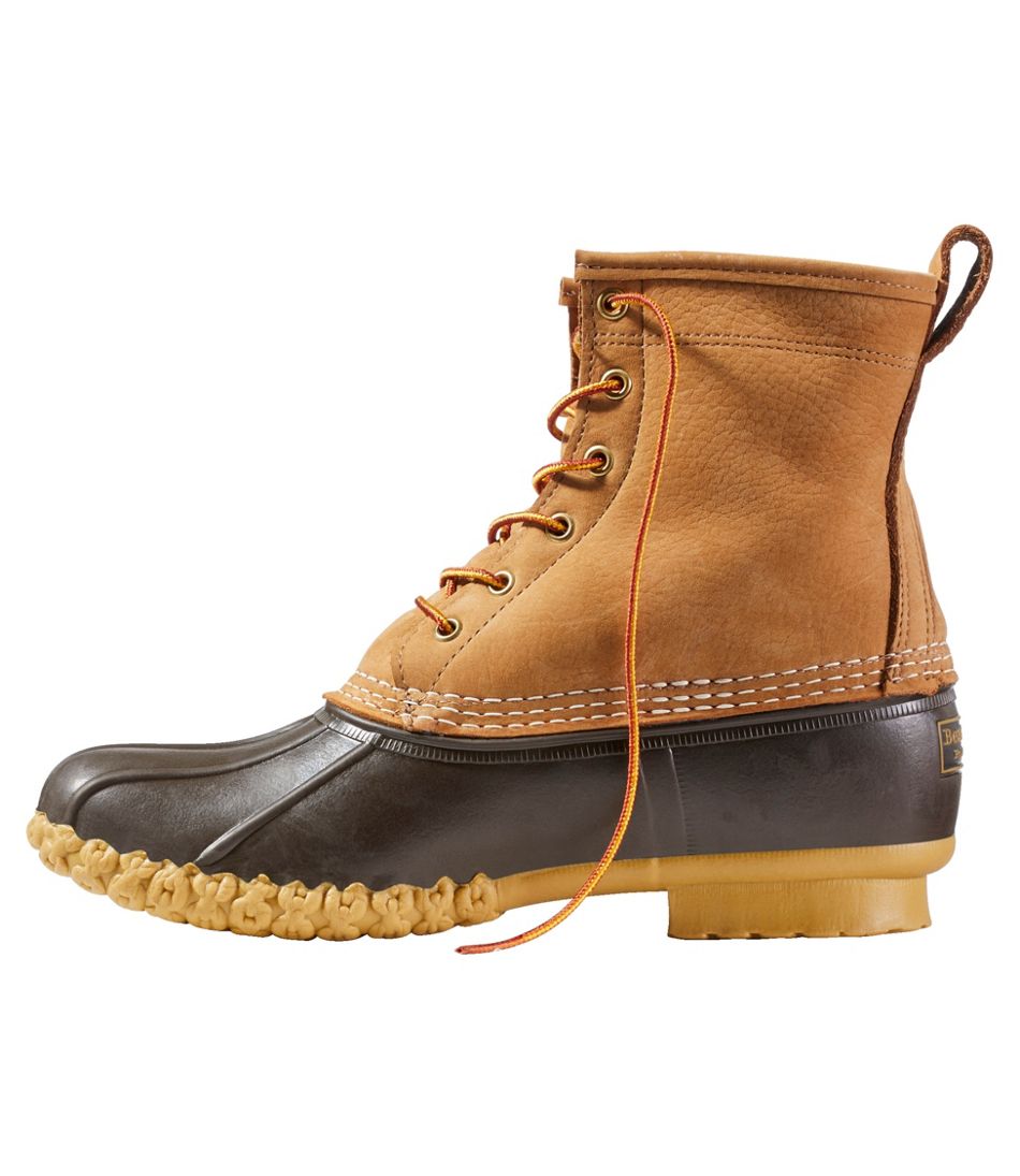 L.L.Bean | Men's Bean Boots, 8" Fleece-Lined Insulated