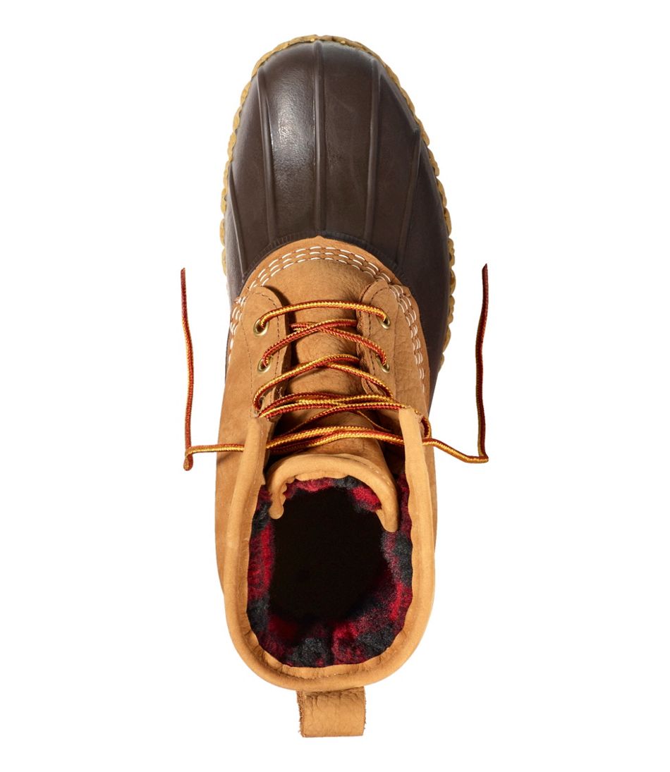 L.L.Bean | Men's Bean Boots, 8" Fleece-Lined Insulated