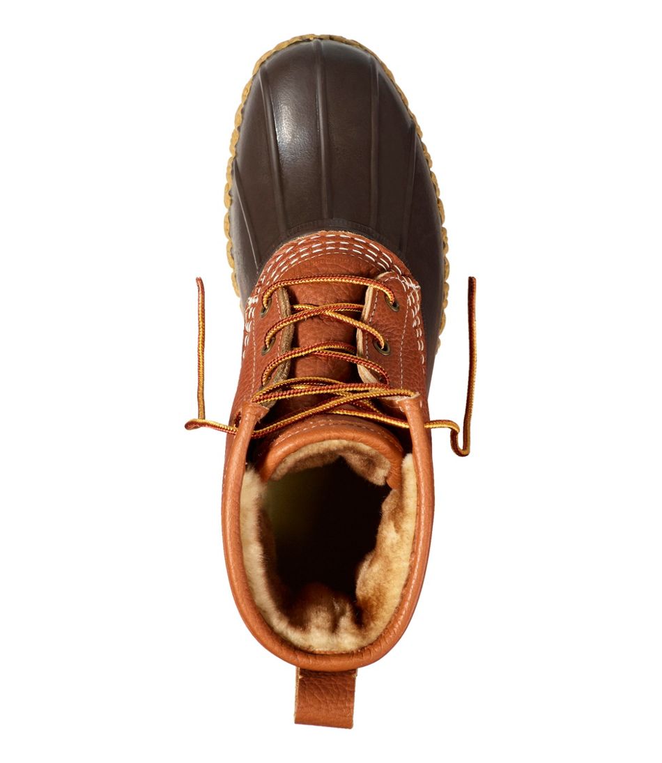 L.L.Bean | Men's Bean Boots, 8" Shearling-Lined Insulated