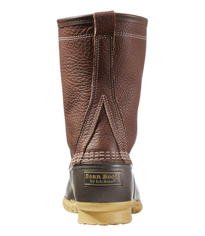 L.L.Bean | Men's Bean Boots, 10" Shearling-Lined Tumbled Leather
