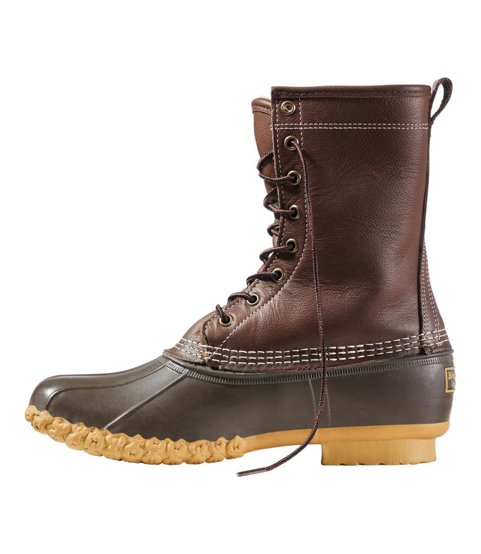 L.L.Bean | Men's Bean Boots, 10" Shearling-Lined
