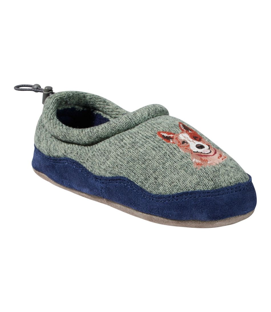 L.L.Bean | Kids' Sweater Fleece Slippers, Motif