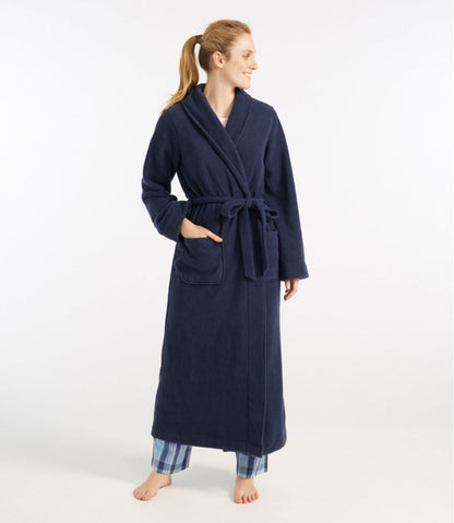 L.L.Bean | Women's Winter Fleece Robe, Wrap-Front