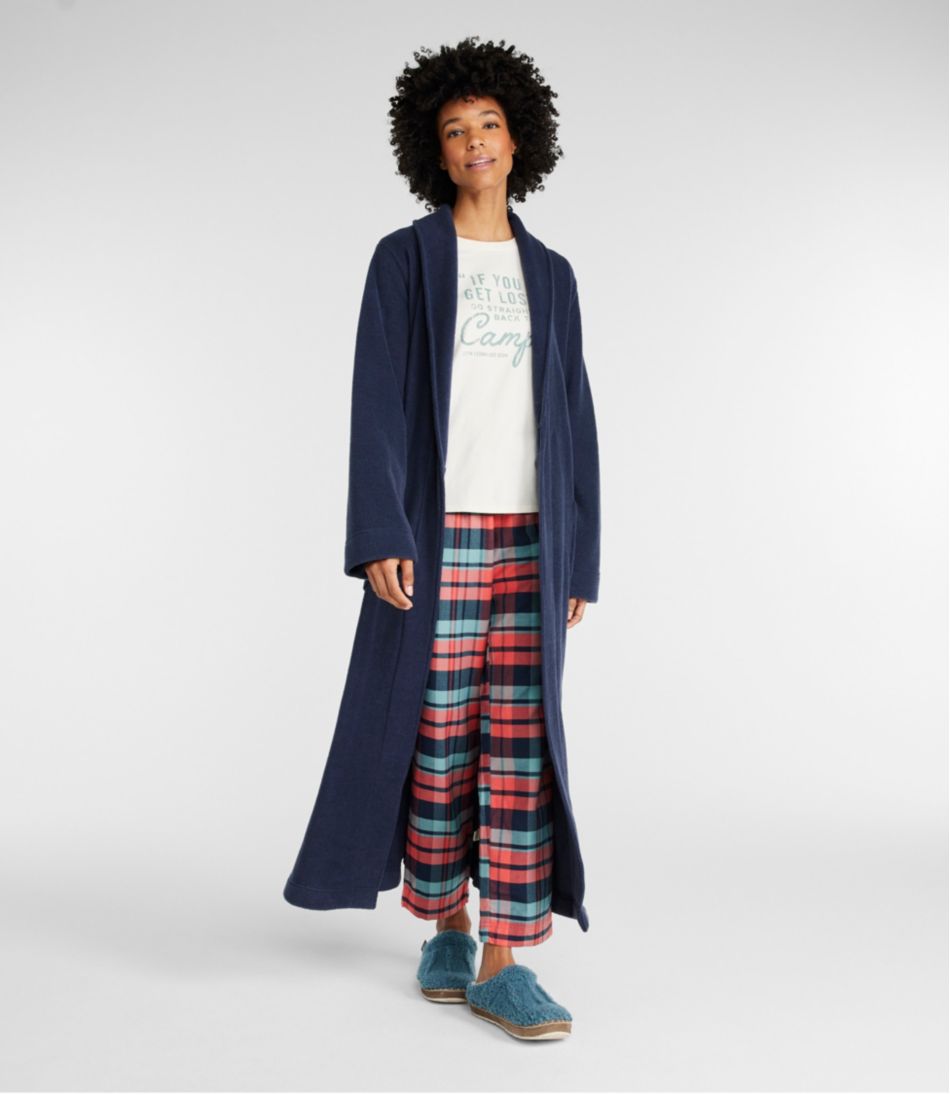 L.L.Bean | Women's Winter Fleece Robe, Wrap-Front