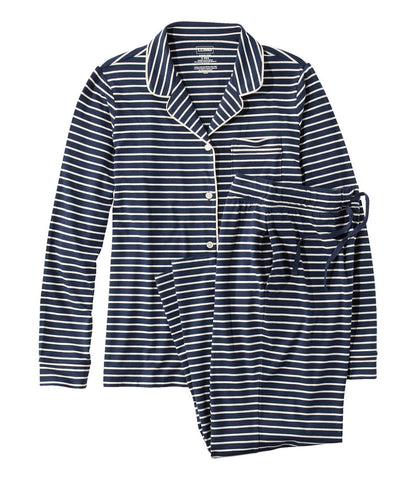 Classic Navy/Cream Stripe,X-Small
