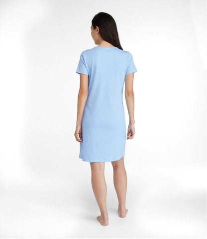 L.L.Bean | Women's Supima® Nightgown, Short-Sleeve