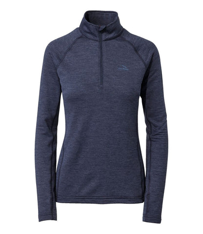 L.L.Bean | Women's L.L.Bean Midweight Base Layer Crew Top, 1/4 Zip
