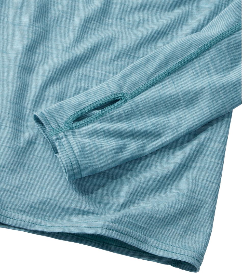 L.L.Bean | Women's Cresta Ultralight 150 Crew Top, Stripe