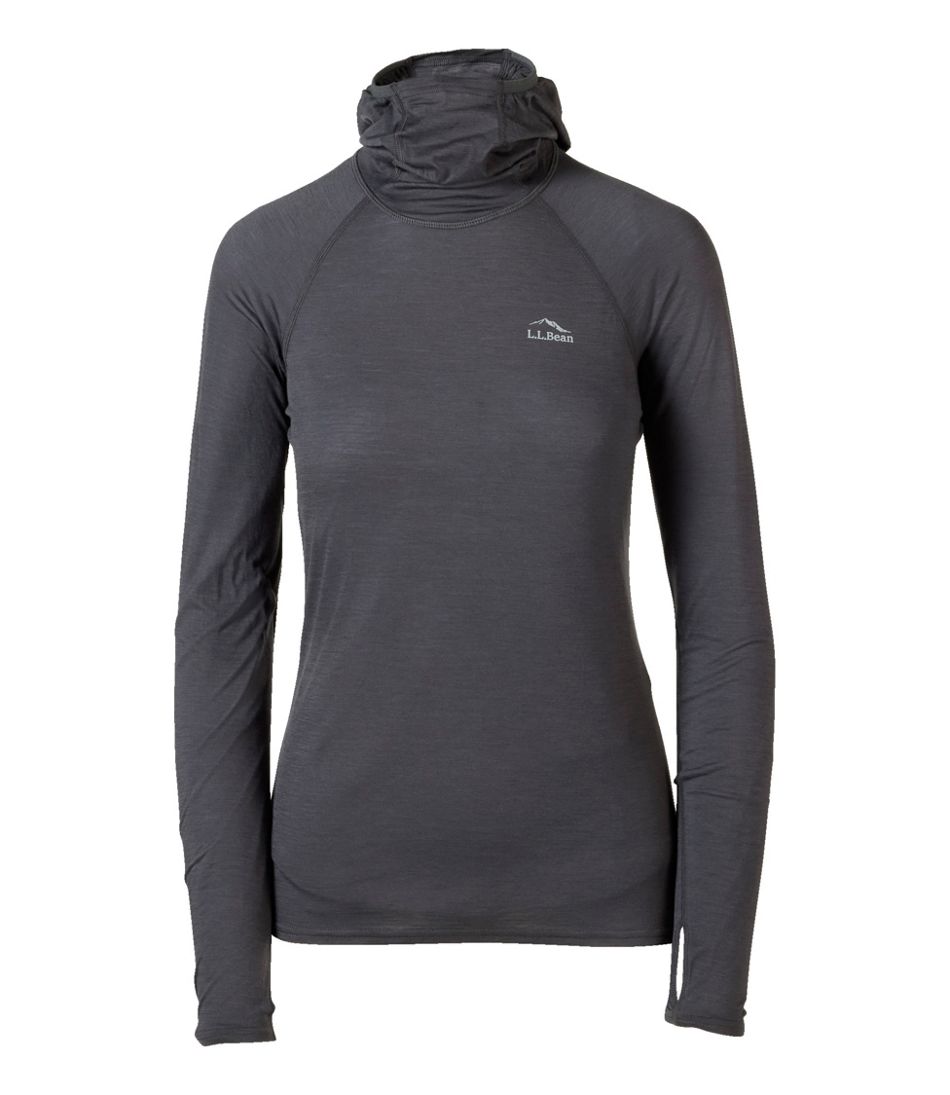L.L.Bean | Women's Cresta Wool Ultralight 150 Base Layer, Hoodie