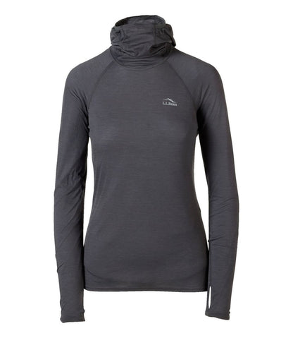 L.L.Bean | Women's Cresta Wool Ultralight 150 Base Layer, Hoodie