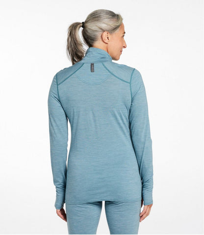 L.L.Bean | Women's Cresta Ultralight 150 Turtleneck, Stripe