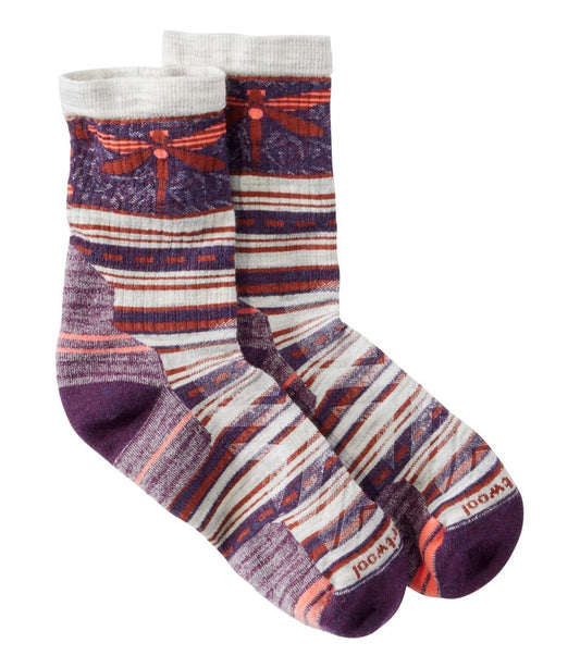 L.L.Bean | Women's Smartwool Hike Targeted Cushion Dragon Socks, Mid-Crew