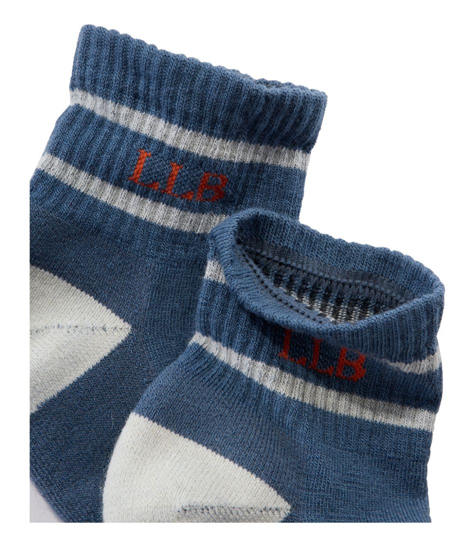 L.L.Bean | Adults' Katahdin Hiker Socks, 1/4 Crew Stripe