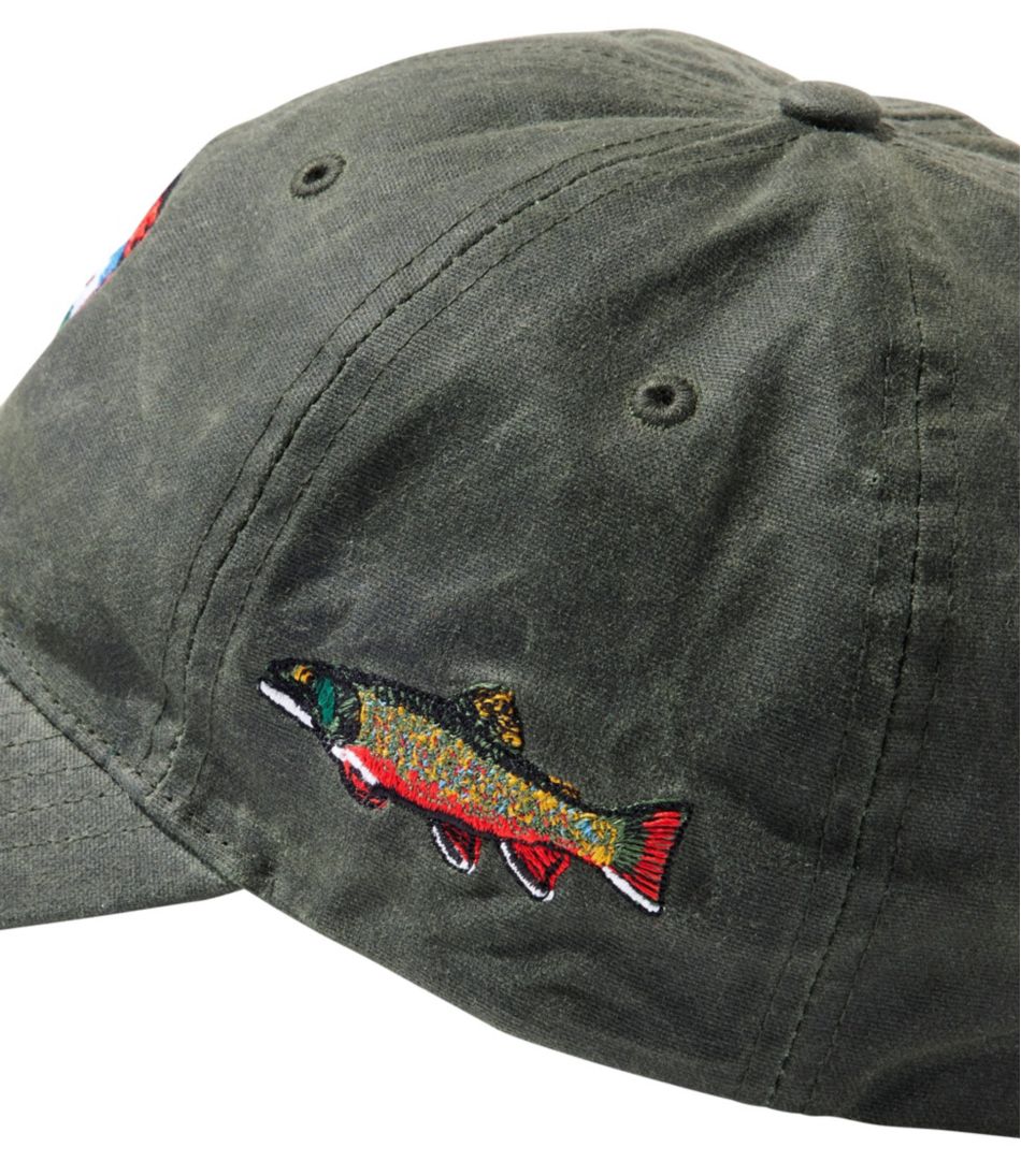 L.L.Bean | Adults' MIF&W Waxcloth Hat, Brook Trout