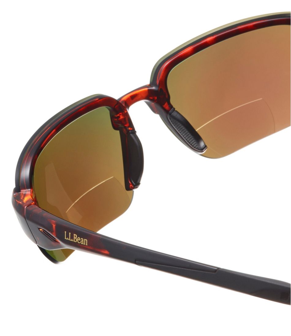 L.L.Bean | Adults' L.L.Bean Polarized Performance BiFocal Rimless Mirror Sunglasses