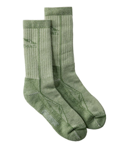 L.L.Bean | Adults' Cresta Wool No Fly Zone Lightweight Hiking Socks, Crew
