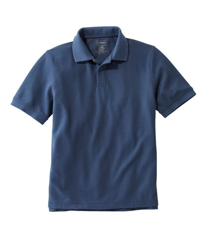 L.L.Bean | Men's Premium Double L® Polo Banded, Short-Sleeve Without Pocket