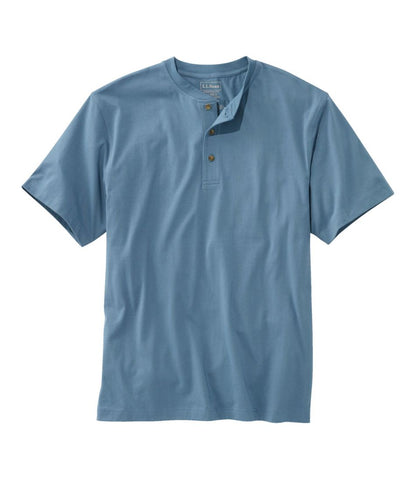 L.L.Bean | Men's Carefree Unshrinkable Tee, Traditional Fit, Henley