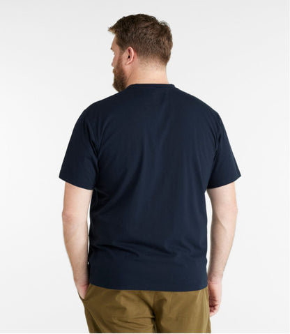 L.L.Bean | Men's Carefree Unshrinkable Tee, Traditional Fit, Henley