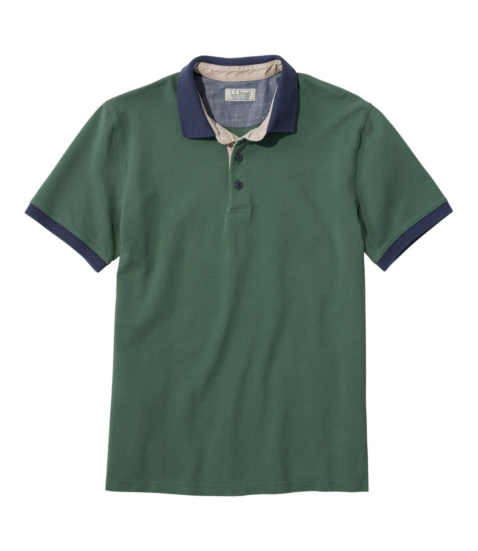 L.L.Bean | Men's Casco Bay Rugged Polo, Short-Sleeve