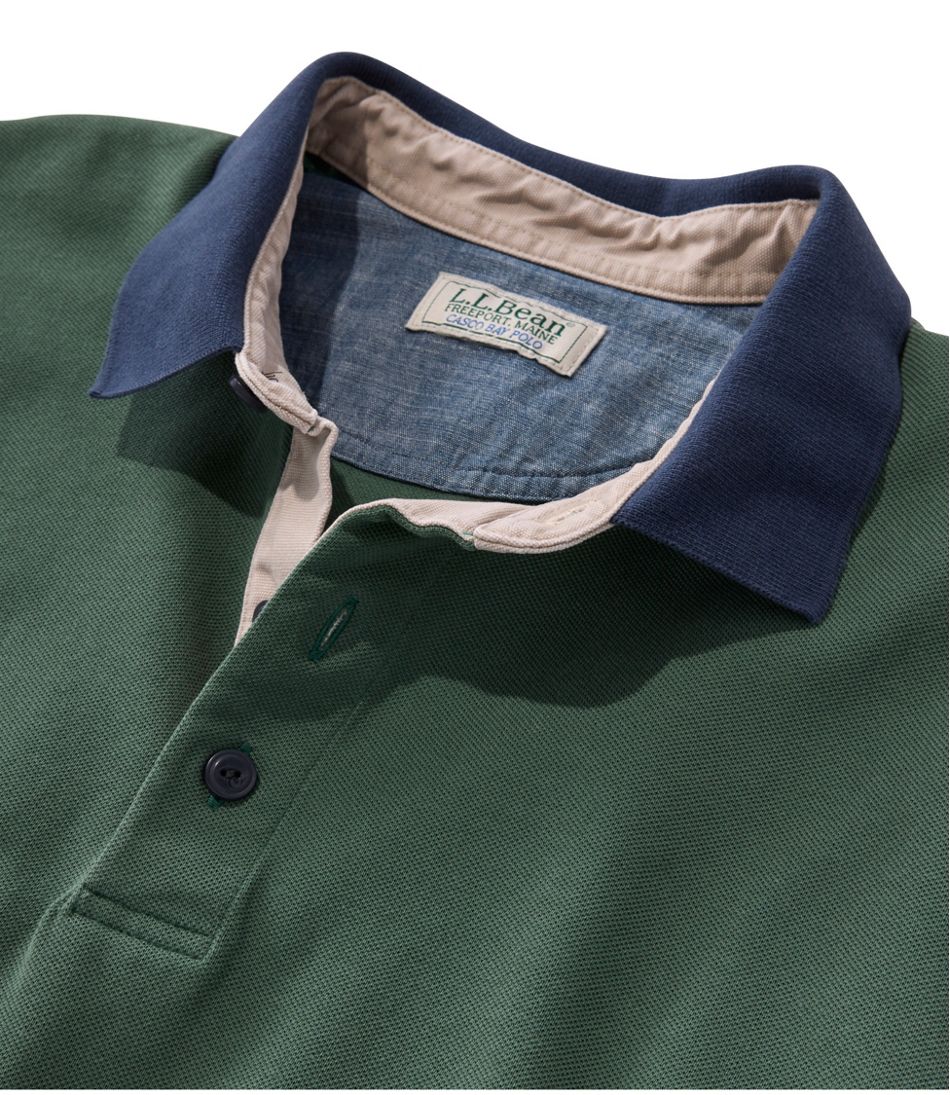 L.L.Bean | Men's Casco Bay Rugged Polo, Short-Sleeve