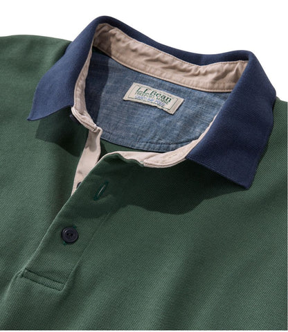 L.L.Bean | Men's Casco Bay Rugged Polo, Short-Sleeve