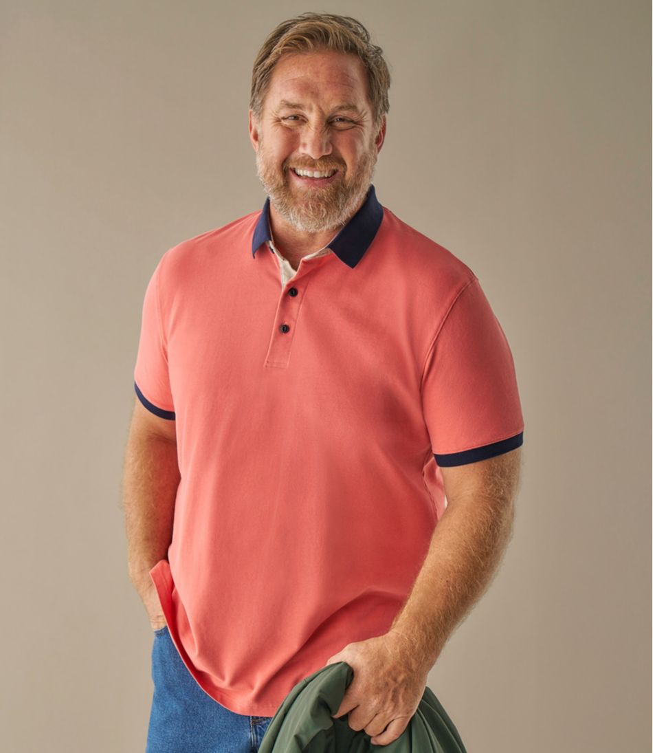 L.L.Bean | Men's Casco Bay Rugged Polo, Short-Sleeve