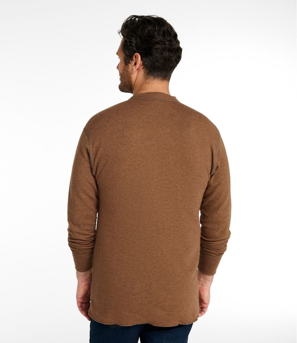 L.L.Bean | Men's Two-Layer River Driver's Shirt®, Traditional Fit Henley