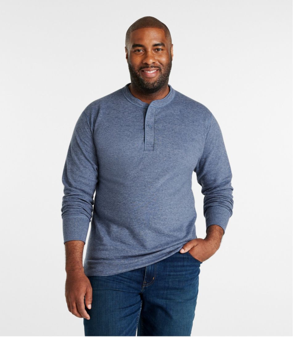 L.L.Bean | Men's Two-Layer River Driver's Shirt®, Traditional Fit Henley