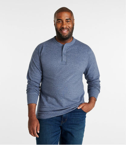 L.L.Bean | Men's Two-Layer River Driver's Shirt®, Traditional Fit Henley