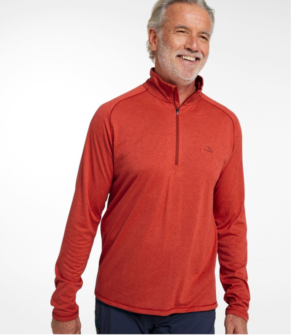 L.L.Bean | Men's Bean's Access Trail Tee, Quarter-Zip