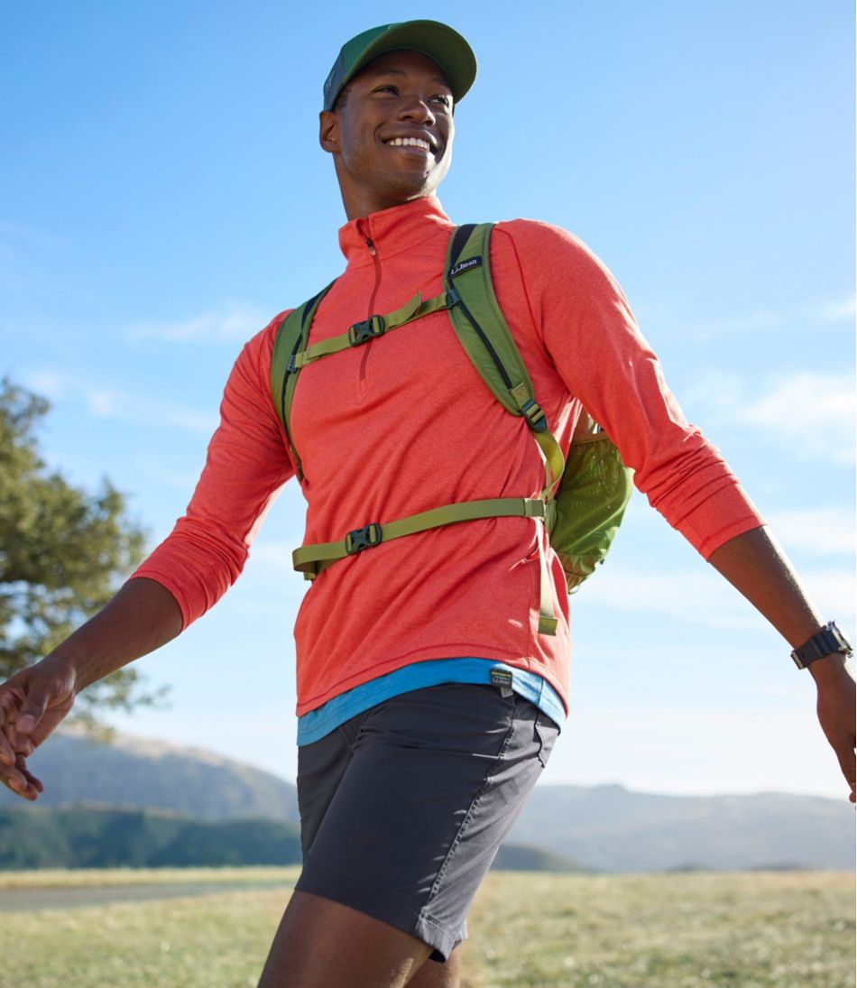 L.L.Bean | Men's Bean's Access Trail Tee, Quarter-Zip