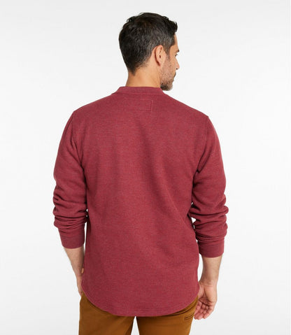 L.L.Bean | Men's Katahdin Iron Works® Bonded Waffle Fleece Henley