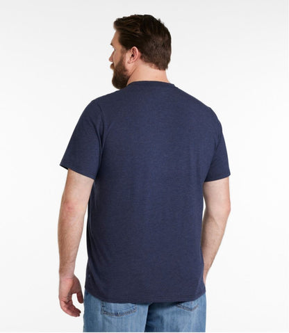 L.L.Bean | Men's Comfort Stretch Performance® Pima Pocket Tee, Short-Sleeve