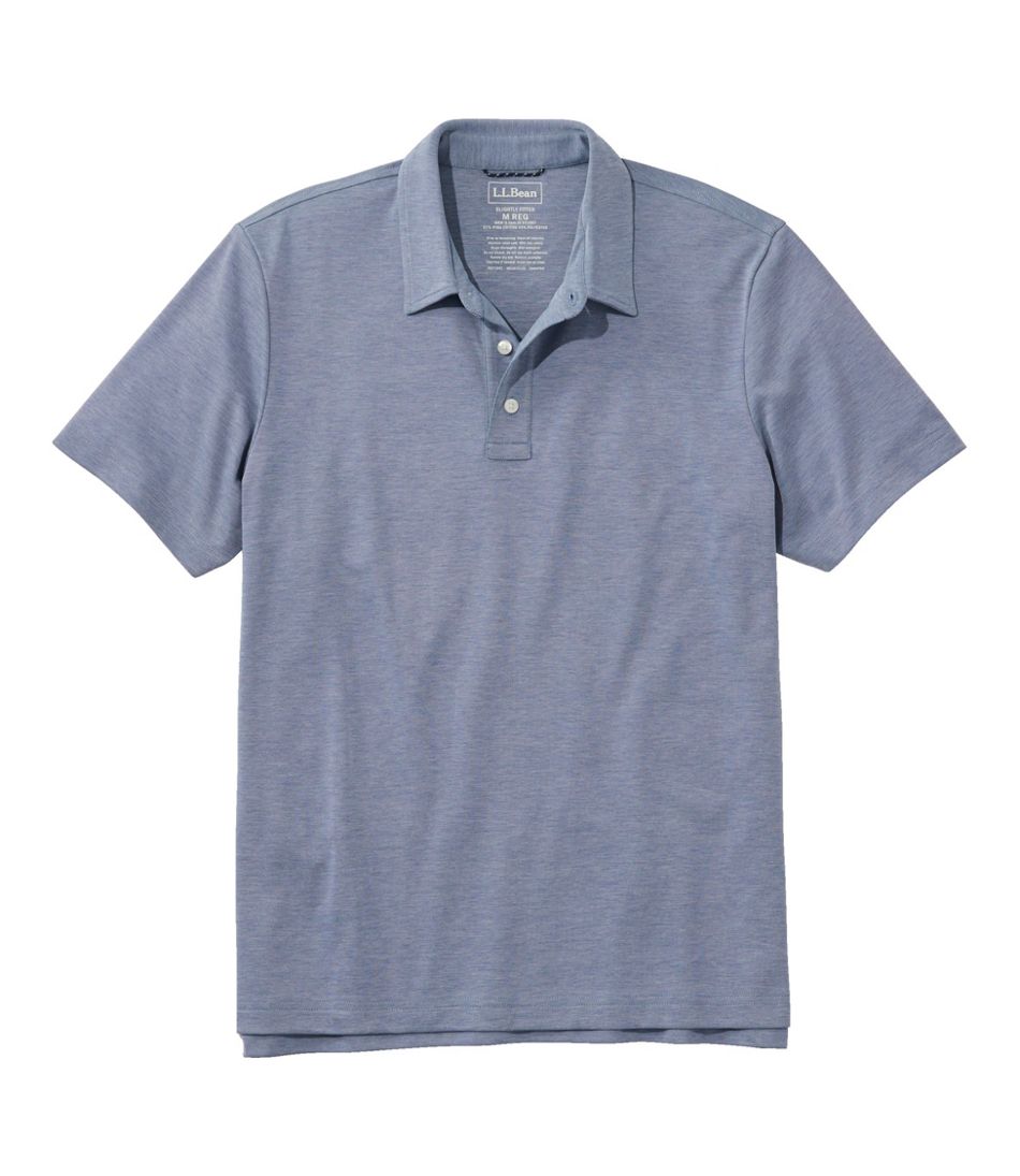 L.L.Bean | Men's Comfort Stretch Performance® Polo, Short-Sleeve, Slightly Fitted